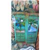 Image 1 : Painted Palm Tree Window Shutter Décor