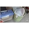 Image 2 : Lidded Metal Bucket, File Box & Luggage
