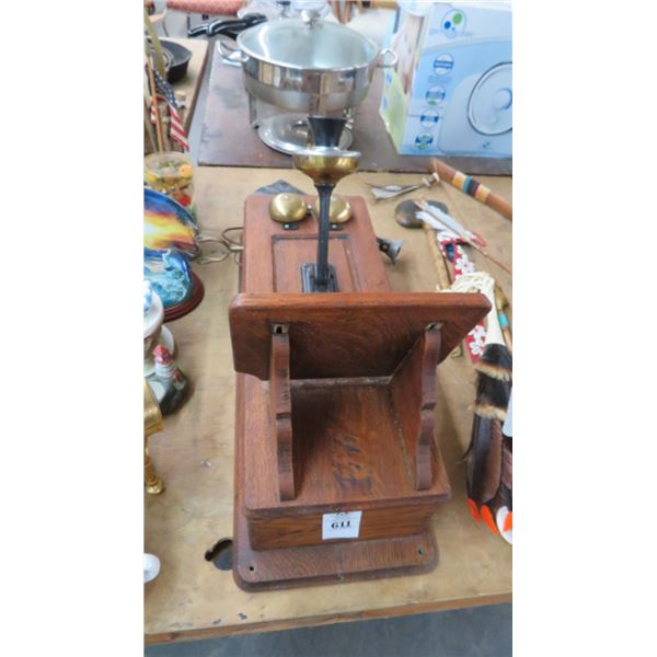 Acme Vintage Wood Telephone Nds Some repairs