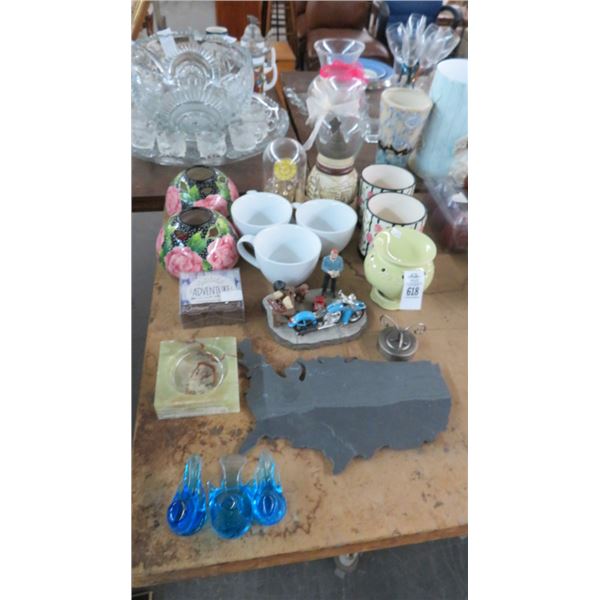 Blue Bird Figurines, Beer Stein & Coffee Cups