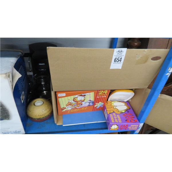 Garfield Toys & Krups Coffee Brewer