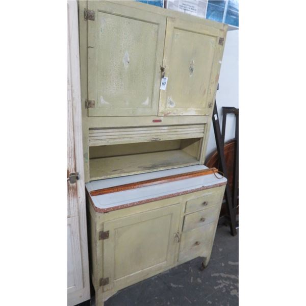 Sellers (Hoosier) Rolltop Kitchen Cabinet w/ Flour Sifter