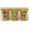 Image 1 : TRIO OF FRIENDS PERUVIAN WOODEN CUPS