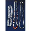Image 1 : 6)  LOT OF 3 NECKLACES, INCLUDES PUKA SHELL AND
