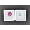 Image 1 : #23-NATURAL RED RUBY 8.25CT & SKY BLUE TOPAZ 2.30C