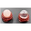 Image 1 : #123-NATURAL CLEAR,PINK ROSE  QUARTZ SPHERE BALL
