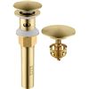 Image 1 : NEW BRASS POP UP SINK DRAIN