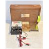 Image 1 : WOODEN JEWLRY BOX, METAL CIGARETTE CASE, MAXELL
