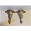 SET OF 2 BOMBAY ACANTHUS WALL SHELVES