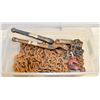 Image 1 : 17 FEET OF 3/16" CHAIN WITH HOOKS + 2 SMALL LEVER