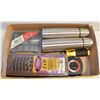 Image 1 : STANLEY 30' MEASURING TAPE + 2 NEW THERMOSES, BIT
