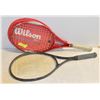 Image 1 : LOT OF 2 TENNIS RACKETS: 1 PRINCE 1 WILSON WIDE