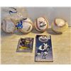 Image 1 : 4 SIGNED BASEBALLS&94/95 HOCKEY UNOPENED CARDS & O