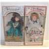 Image 1 : PAIR OF PORCELAIN DOLLS IN THEIR ORIGINAL BOXES