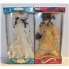 Image 1 : PAIR OF PORCELAIN DOLLS IN THEIR ORIGINAL BOXES