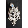 Image 1 : VINTAGE BOUQUET BROOCH WITH IRIDESCENT STONES