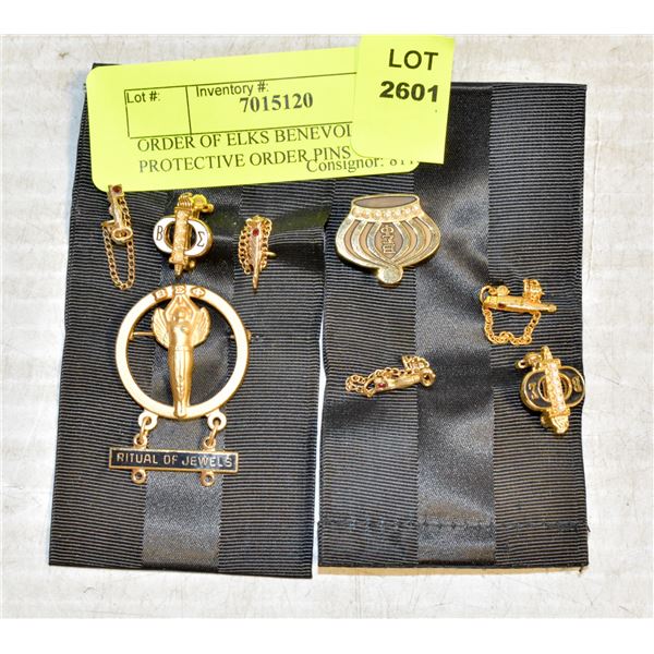 ORDER OF ELKS BENEVOLENT PROTECTIVE ORDER PINS