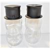 Image 1 : PAIR OF GLASS MR PEANUT JARS