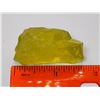 Image 1 : 26)  NATURAL ROUGH 157 CT BRAZILIAN LEMON