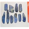 Image 1 : 29)  LOT OF 10 NATURAL BLUE KYANITE 38 GRAMS