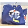Image 1 : OILERS REEBOK XLARGE 16 HOODED JERSEY SHIRT