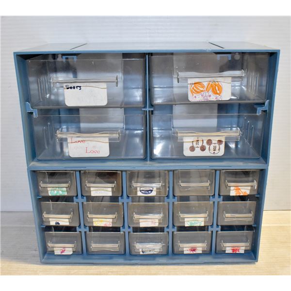 NUT & BOLT CRAFT ORGANIZER BIN