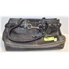 AUTHENTIC COACH BLACK LEATHER PURSE