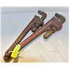 Image 1 : 2PC 18" & 14" PIPE WRENCHES