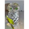 Image 1 : OLEG CASSINI SWAROVSKI CRYSTAL OWL SIGNED