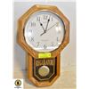 Image 1 : WESTMINSTER CHIME WITH PENDULUM WALL CLOCK