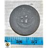 Image 1 : LEAD HAND PORED ONE SIDED COIN