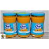 Image 1 : LOT OF 3 KRAFT CHEEZ WHIZ LIGHT,450G,BB SEPT 7/22