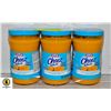 Image 1 : LOT OF 3 KRAFT CHEEZ WHIZ LIGHT,450G,BB SEPT 7/22