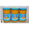 Image 1 : LOT OF 3 KRAFT CHEEZ WHIZ LIGHT,450G,BB SEPT 7/22