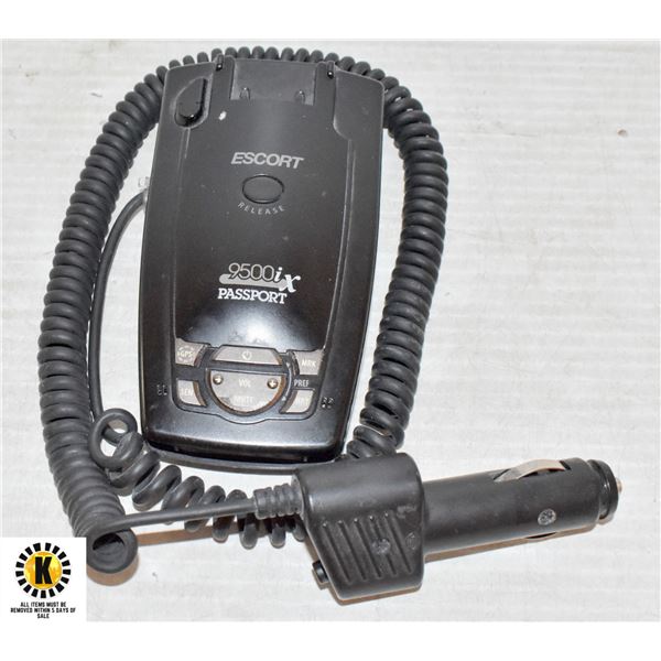 ESCORT PASSPORT 95001X RADAR DETECTOR