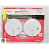 Image 1 : 2 SMOKE ALARM SET NEW IN PACKAGE