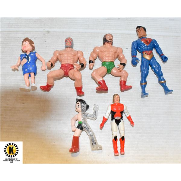 VINTAGE WRESTLING & ACTION FIGURES