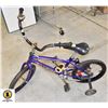 Image 1 : MITY MAX KIDS BIKE WITH TRAINING WHEELS