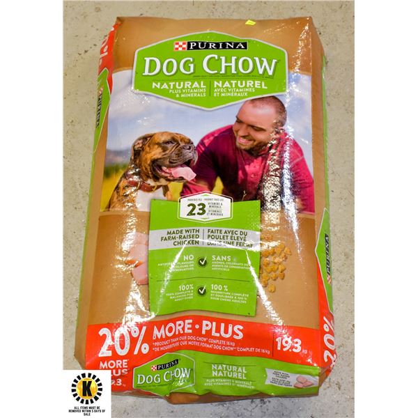 19.3KG BAG OF PURINA DOG FOOD