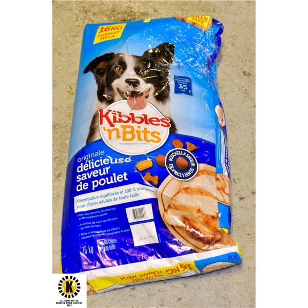 16KG BAG OF KIBBLE 'N BITS DOG FOOD