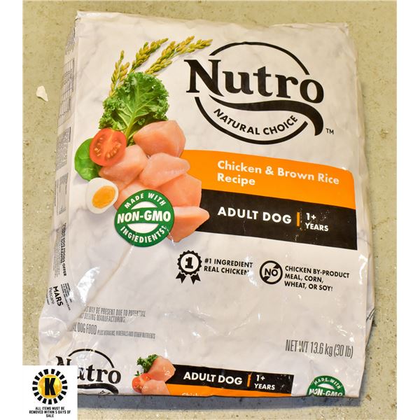 13KG BAG OF NUTRO DOG FOOD