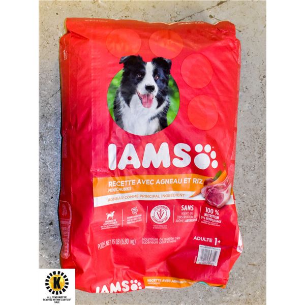 6.8KG BAG OF IAMS DOG FOOD