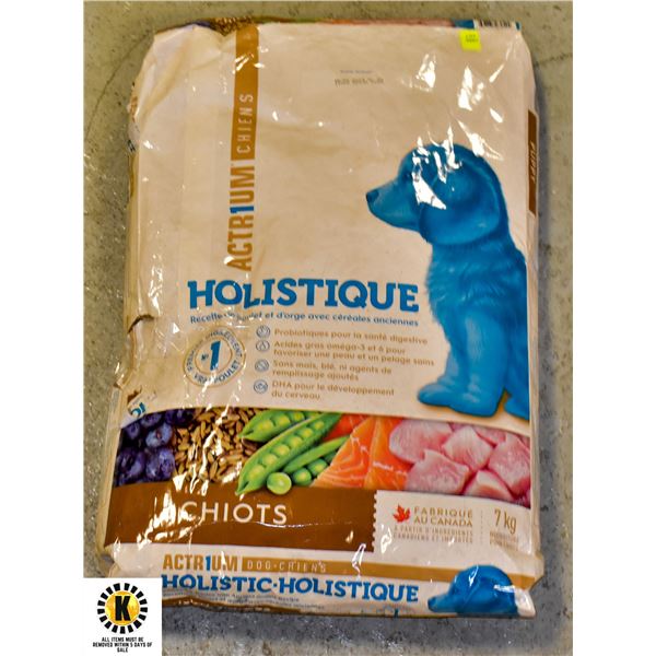 7KG BAG OF ACTR1UM HOLISTIC PUPPY CHOW