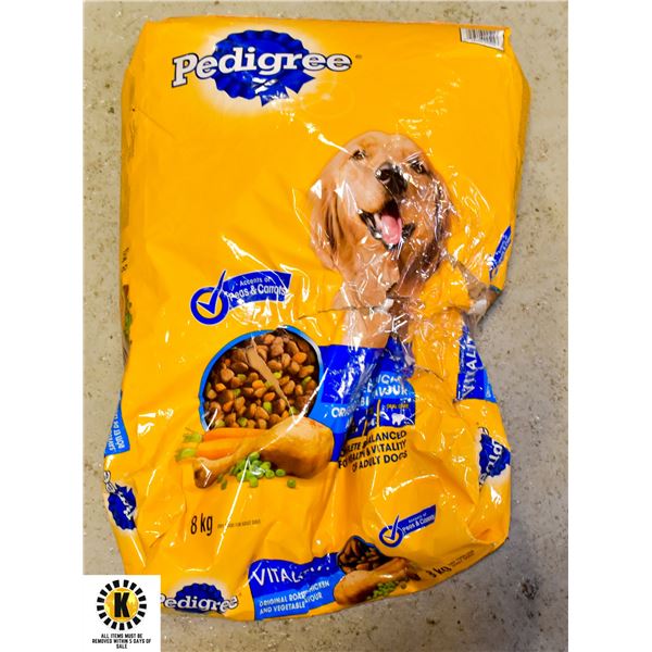 8KG BAG OF PEDIGREE DOOG FOOD