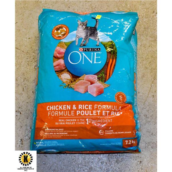 7.2KG BAG OF PURINA CAT FOOD