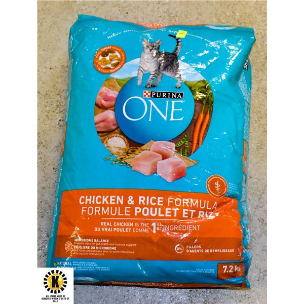 7.2KG BAG OF PURINA CAT FOOD