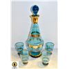 Image 1 : VINTAGE BLUE DECANTER SET