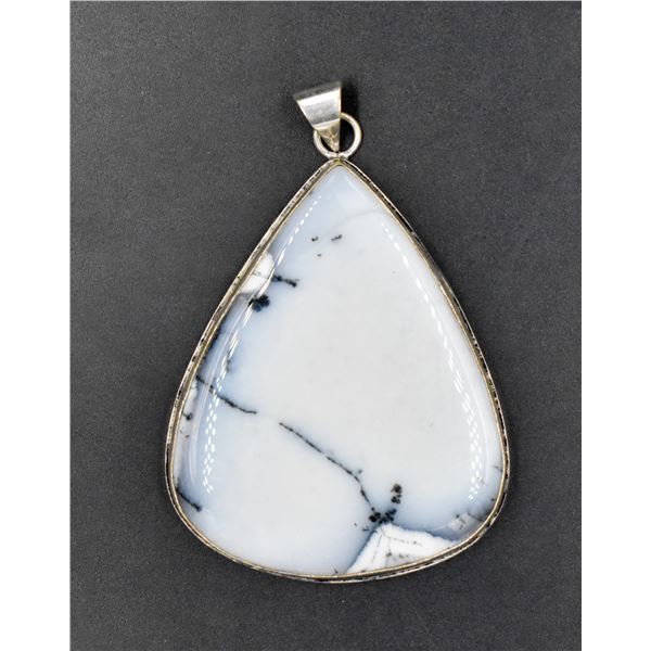 #10-NATURAL DENDRITIC OPAL PENDANT