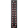 #132- FRESH WATER PEARL& RED JADE  NECKLACE