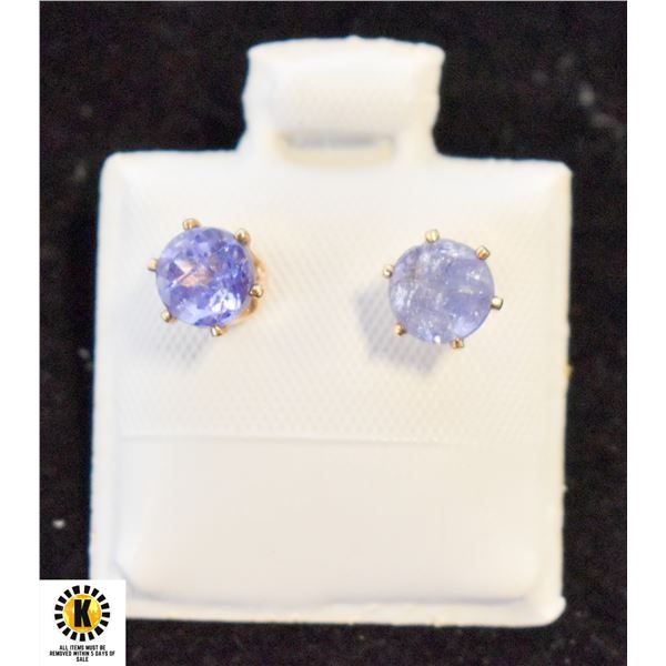 EC93-15 14K TANZANITE EARRINGS